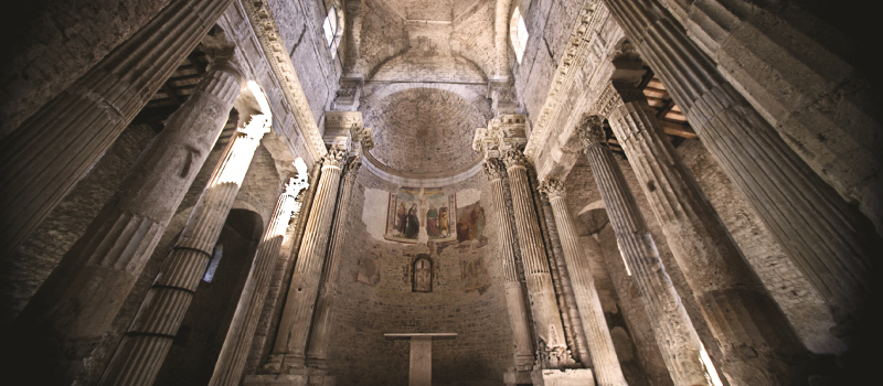 basilica san salvatore spoleto longobardi in italia